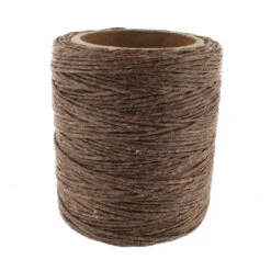 Maine Thread, Twisted Waxed Cord, 70 Yard Spool, Cocoa