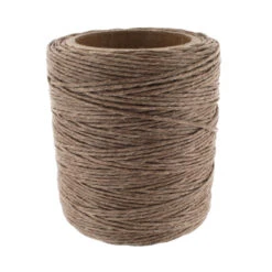 Maine Thread, Twisted Waxed Cord, 70 Yard Spool, Dark Beige