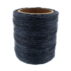 Maine Thread, Twisted Waxed Cord, 70 Yard Spool, Denim