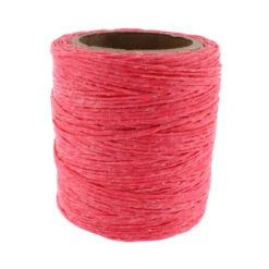 Maine Thread, Twisted Waxed Cord, 70 Yard Spool, Hot Pink