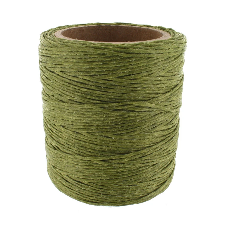 Maine Thread, Twisted Waxed Cord, 70 Yard Spool, Olive 3 Maine Thread, Twisted Waxed Cord, 70 Yard Spool, Olive