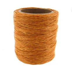Maine Thread, Twisted Waxed Cord, 70 Yard Spool, Topaz Gold