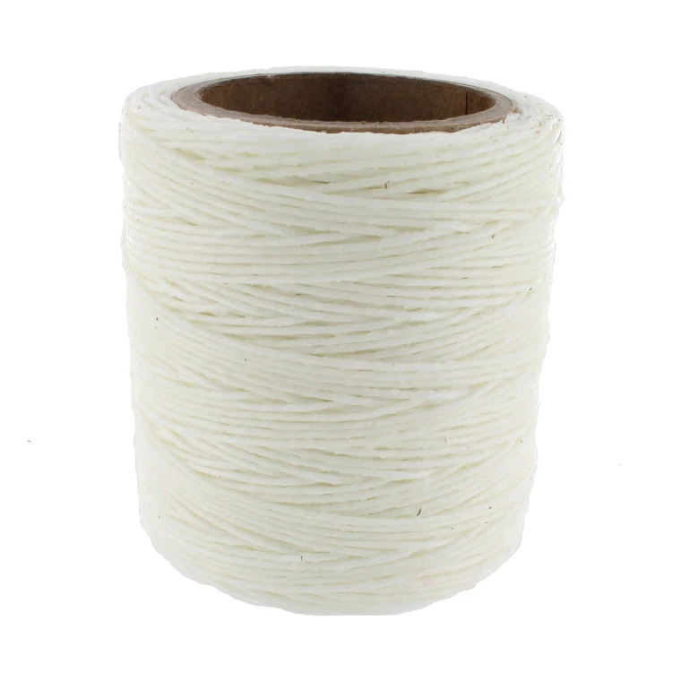 Maine Thread, Twisted Waxed Cord, 70 Yard Spool, White 3 Maine Thread, Twisted Waxed Cord, 70 Yard Spool, White