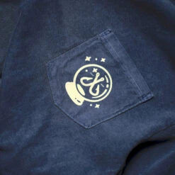 T-Shirt, Corter "Make Magic" Long Sleeve, Denim Gray 10 T-Shirt, Corter "Make Magic" Long Sleeve, Denim Gray -Buckleguy Make Magic Pocket Leathercraft T Shirt 30049.1683810755