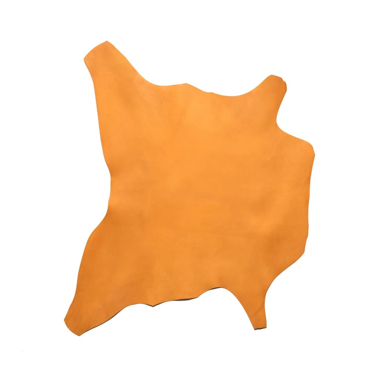 Korba Buffalo Calf, Burnishable Veg Tanned Panels, Mango, 3/3.5oz 4 Korba Buffalo Calf, Burnishable Veg Tanned Panels, Mango, 3/3.5oz - Image 2