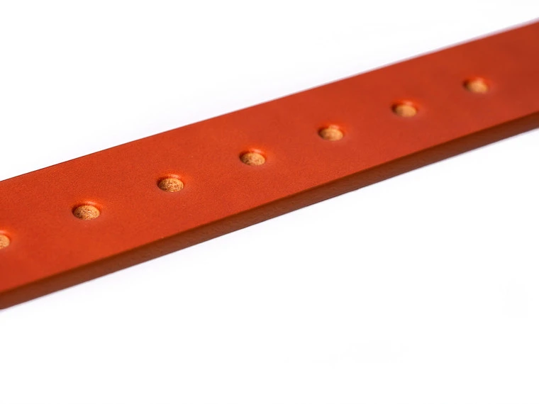 Wickett & Craig Finished Leather Belt, English Bridle, Tan 5 Wickett & Craig Finished Leather Belt, English Bridle, Tan - Image 3