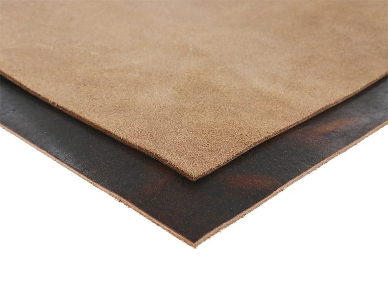 Horween Dublin Leather Panel, Brown Nut 5 Horween Dublin Leather Panel, Brown Nut - Image 3