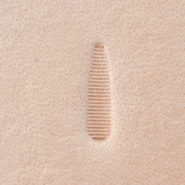 Pear Shaders, Lined Horizontal Long, Leather Stamping Tool 3 Pear Shaders, Lined Horizontal Long, Leather Stamping Tool