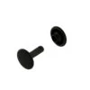 Double Cap Rivet, Black Matte, Solid Brass-LL (100 Sets Per Bag), Multiple Sizes -Buckleguy RV11127DBCD 1 43140.1690822021