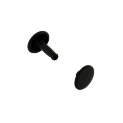Double Cap Rivet, Black Matte, Solid Brass-LL (100 Sets Per Bag), Multiple Sizes 5 Double Cap Rivet, Black Matte, Solid Brass-LL (100 Sets Per Bag), Multiple Sizes -Buckleguy RV11127DBCD 2 68016.1690822010