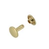 Double Cap Rivet, Natural Brass, Solid Brass-LL (100 Sets Per Bag), Multiple Sizes -Buckleguy RV11127DBOCR2 1 07801.1690821375