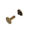 Double Cap Rivet, Antique Brass, Solid Brass-LL (100 Sets Per Bag), Multiple Sizes -Buckleguy RV11127DDOEB 1 61750.1690820603