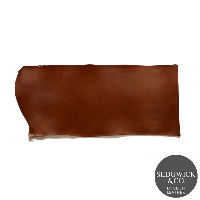 Sedgwick English Bridle Leather, Bend, 9-10oz, Conker 3 Sedgwick English Bridle Leather, Bend, 9-10oz, Conker