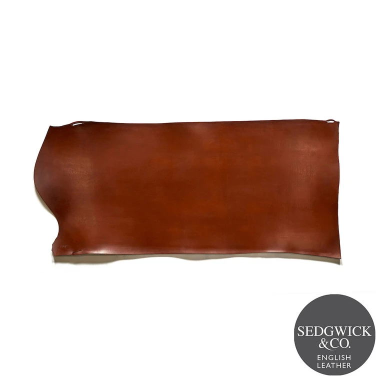 Sedgwick English Bridle Leather, Bend, 9-10oz, Hazel 3 Sedgwick English Bridle Leather, Bend, 9-10oz, Hazel