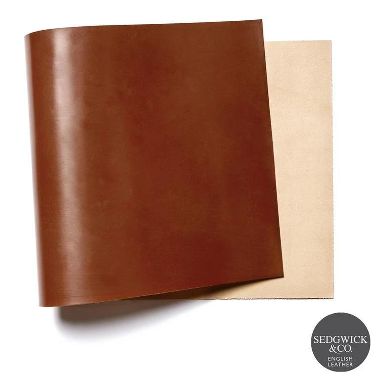 Sedgwick English Bridle Leather, Panel, Conker 3 Sedgwick English Bridle Leather, Panel, Conker