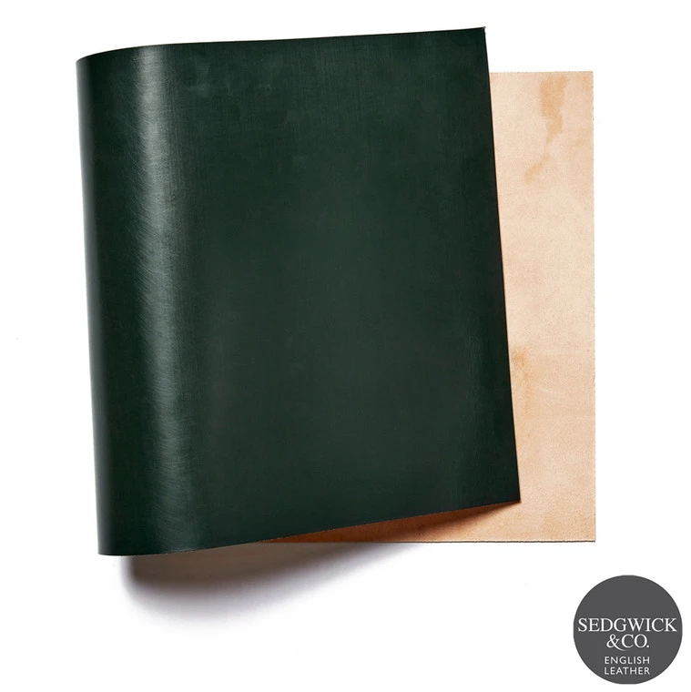 Sedgwick English Bridle Leather, Panel, Green 3 Sedgwick English Bridle Leather, Panel, Green