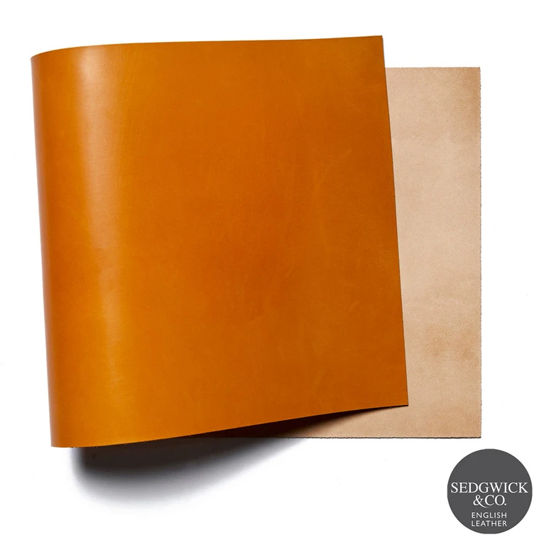 Sedgwick English Bridle Leather, Panel, London Tan 3 Sedgwick English Bridle Leather, Panel, London Tan