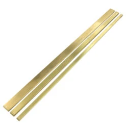 Straight Edge Brass Ruler, Multiple Sizes