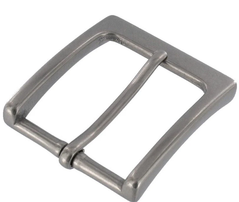 T1002 Nickel Matte, Heel Bar Buckle, Solid Brass-LL, Multiple Sizes 5 T1002 Nickel Matte, Heel Bar Buckle, Solid Brass-LL, Multiple Sizes - Image 3