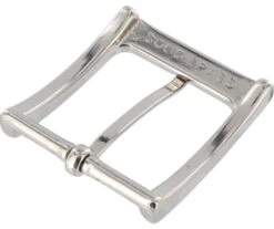 T1002 Nickel Plate, Heel Bar Buckle, Solid Brass-LL, Multiple Sizes -Buckleguy T1002 1I NP3 96197.1699292024