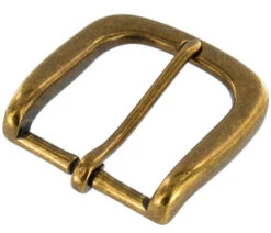 T3139 Antique Brass, Heel Bar Buckle, Solid Brass-LL, Multiple Sizes -Buckleguy T3139 1I DOEB1 58481.1699022094