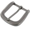 T3139 Nickel Matte, Heel Bar Buckle, Solid Brass-LL, Multiple Sizes -Buckleguy T3139 1I NMR23 94361.1699022229