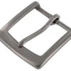 T3465 Nickel Matte, Heel Bar Buckle, Solid Brass-LL, Multiple Sizes -Buckleguy T3465 1I NMR2 LL4 28822.1698956453