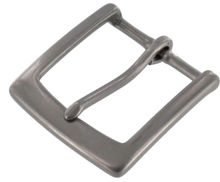T3465 Nickel Matte, Heel Bar Buckle, Solid Brass-LL, Multiple Sizes 3 T3465 Nickel Matte, Heel Bar Buckle, Solid Brass-LL, Multiple Sizes