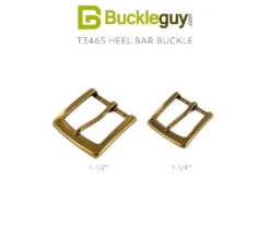 T3465 Antique Brass, Heel Bar Buckle, Solid Brass-LL, Multiple Sizes 11 T3465 Antique Brass, Heel Bar Buckle, Solid Brass-LL, Multiple Sizes -Buckleguy T3465 DOEB 79721.1700584479