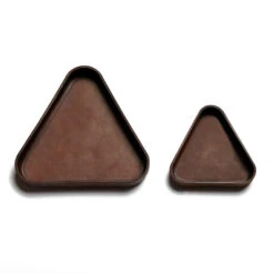 Leather Wet Mold DIY, Triangle 7" X 6.5" Leather Tray, 3 Pc Set 16 Leather Wet Mold DIY, Triangle 7" X 6.5" Leather Tray, 3 Pc Set -Buckleguy Triangle Leather Trays Making 64480.1658001613