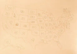 State Stamping Tool, Virginia 19 State Stamping Tool, Virginia -Buckleguy USA Leather Stamped 68957.1710260760