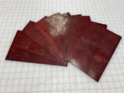 Wickett & Craig Traditional Harness Leather Panel Pack, 10 Pack, 6.5" X 11", Multiple Color Options