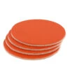 Leather Coasters, Wickett & Craig English Bridle, Circle, Carrot (4pc Set) 2 Leather Coasters, Wickett & Craig English Bridle, Circle, Carrot (4pc Set) -Buckleguy WC Coasters CR EB CAR 58551.1583774607