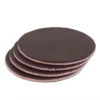 Leather Coasters, Wickett & Craig English Bridle, Circle, Eggplant (4pc Set) -Buckleguy WC Coasters CR EB EG 16326.1583774599
