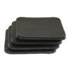 Leather Coasters, Wickett & Craig Traditional Harness, Square, Black (4pc Set) 2 Leather Coasters, Wickett & Craig Traditional Harness, Square, Black (4pc Set) -Buckleguy WC Coasters SQ TH BL 27347.1583777692