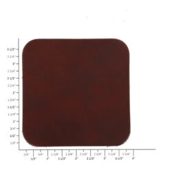 Leather Coasters, Wickett & Craig Traditional Harness, Square, Burgundy (4pc Set) 8 Leather Coasters, Wickett & Craig Traditional Harness, Square, Burgundy (4pc Set) -Buckleguy WC Coasters SQ TH BUR O 52173.1583777730