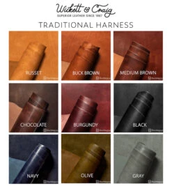 Leather Coasters, Wickett & Craig Traditional Harness, Circle, Buck Brown (4pc Set) 9 Leather Coasters, Wickett & Craig Traditional Harness, Circle, Buck Brown (4pc Set) -Buckleguy WC TH ColorSwatch 77839.1680094424