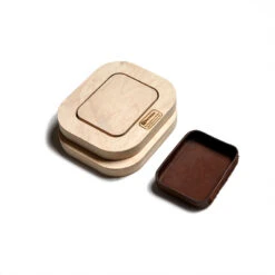 Leather Wet Mold DIY, Rectangle 5" X 4" Leather Tray, 3 Pc Set