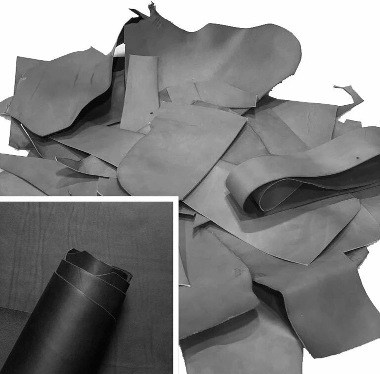 Assorted Wickett & Craig English Bridle Leather Scrap, Mixed Weight, 18 Lbs 3 Assorted Wickett & Craig English Bridle Leather Scrap, Mixed Weight, 18 Lbs