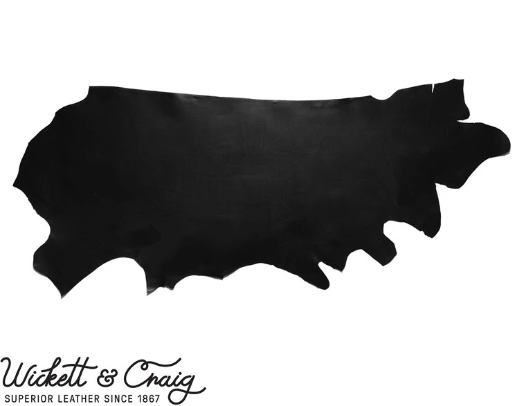 Wickett & Craig English Bridle Leather Panels, Black 4 Wickett & Craig English Bridle Leather Panels, Black - Image 2