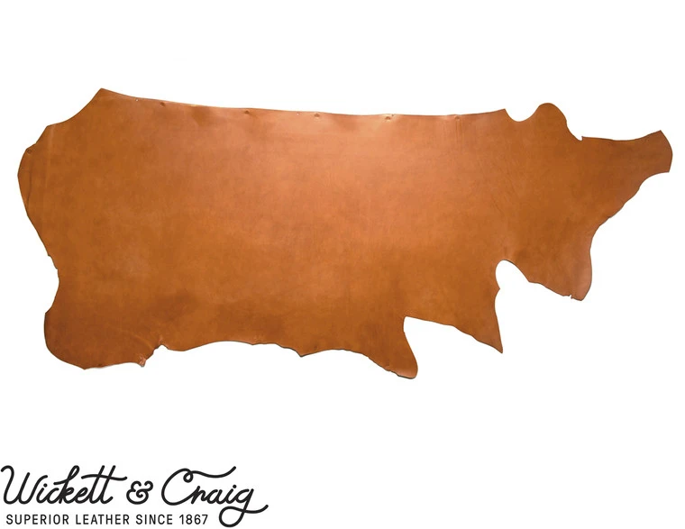 Wickett & Craig English Bridle Leather Panels, Tan 4 Wickett & Craig English Bridle Leather Panels, Tan - Image 2
