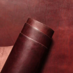 Wickett & Craig Traditional Harness Leather Panels, Burgundy -Buckleguy Wickett Craig Traditional Harness Burgandy Leather 22708.1562101714