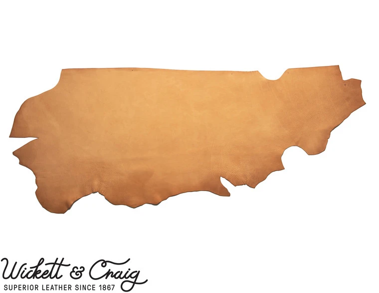 Wickett & Craig 'Milled' Traditional Harness Leather, Deer Embossed, Side, Russet 3 Wickett & Craig 'Milled' Traditional Harness Leather, Deer Embossed, Side, Russet