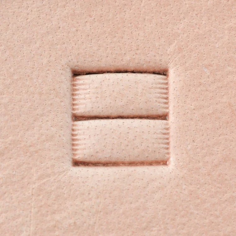 Basketweave, Double Row, Leather Stamping Tool 3 Basketweave, Double Row, Leather Stamping Tool