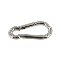 B8209 Nickel Plate, Carabiner, Solid Brass-LL -Buckleguy api0nikrq 49485.1604444103