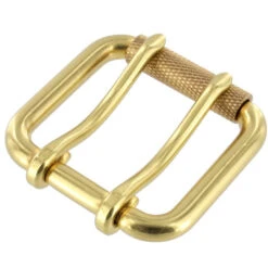 B7357 Natural Brass, Double Prong Roller Buckle, W/ Textured Roller, Solid Brass-LL, Multiple Sizes 8 B7357 Natural Brass, Double Prong Roller Buckle, W/ Textured Roller, Solid Brass-LL, Multiple Sizes -Buckleguy api0qsu0k 75476.1699281112