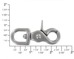 3002A 7/16" Nickel Matte, Swivel Trigger Snap, Solid Brass-LL -Buckleguy api1ezbjn 86441.1716429768