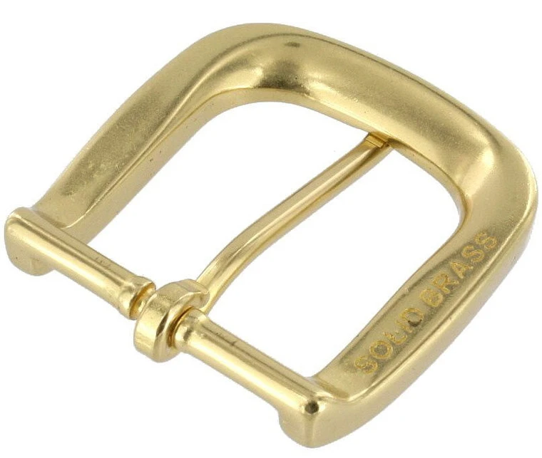 T3139 Natural Brass, Heel Bar Buckle, Solid Brass-LL, Multiple Sizes 5 T3139 Natural Brass, Heel Bar Buckle, Solid Brass-LL, Multiple Sizes - Image 3