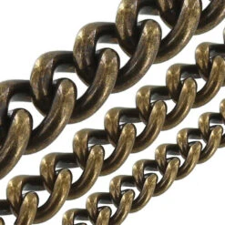 B8835 Antique Brass, Round Chain, Solid Brass-LL (36" Length)
