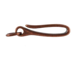 B7498 Antique Copper, Fish Hook Key Chain, Solid Brass-LL -Buckleguy api4ltxd6 89853.1604444041